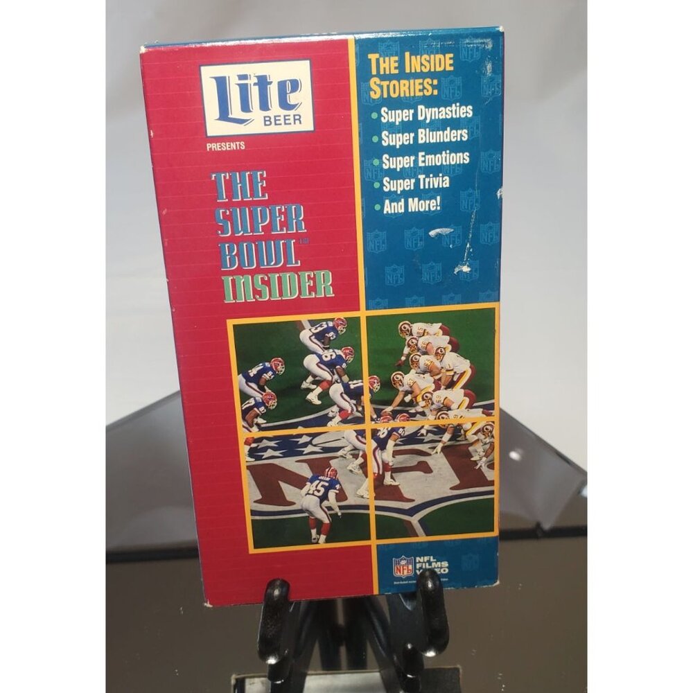 Lite Beer The Super Bowl Insider VHS Tape 1992 NFL Film Video